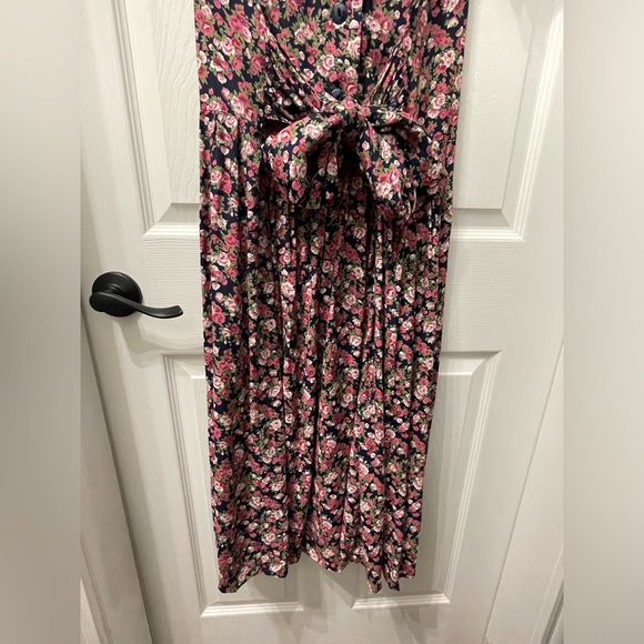 25-Vintage E. D. Michaels Melanie Drucker Dress Cottagecore Prairie Floral 11-12 - Picture 9 of 14